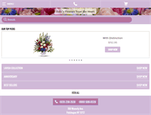 Tablet Screenshot of dalesflowers.com